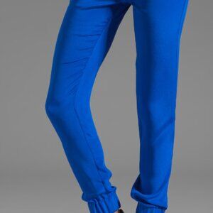 MAX FOWLES tapered pants in Blue size 2